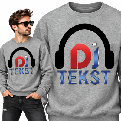 BLUZA ŚMIESZNA DJ LOGO TEKST